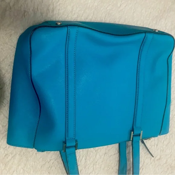 Beautiful Turquoise Blue leather Kate Spade handbag! - Picture 4 of 10